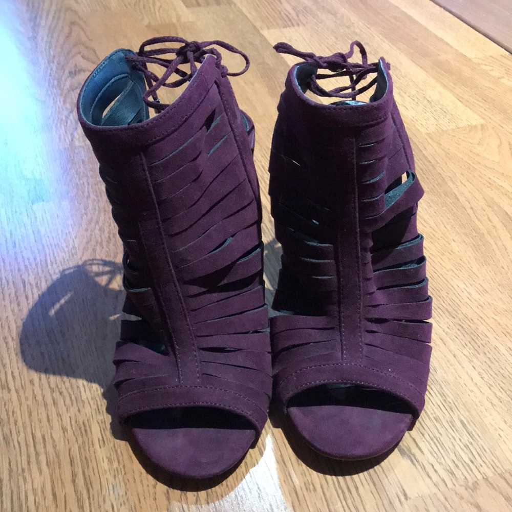 Oxblood heels